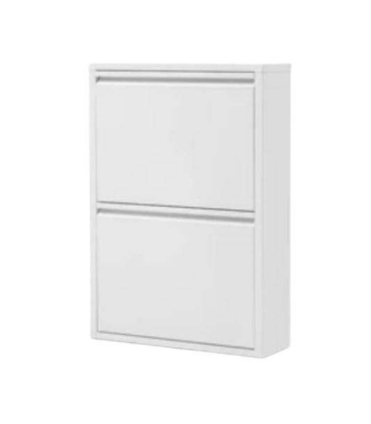 2 Kapaklı Metal Ayakkabılık Beyaz 1.Sınıf DKP Çelik